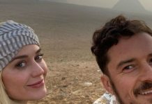 Orlando Bloom surpreende Katy Perry com mensagem de aniversário de Borat