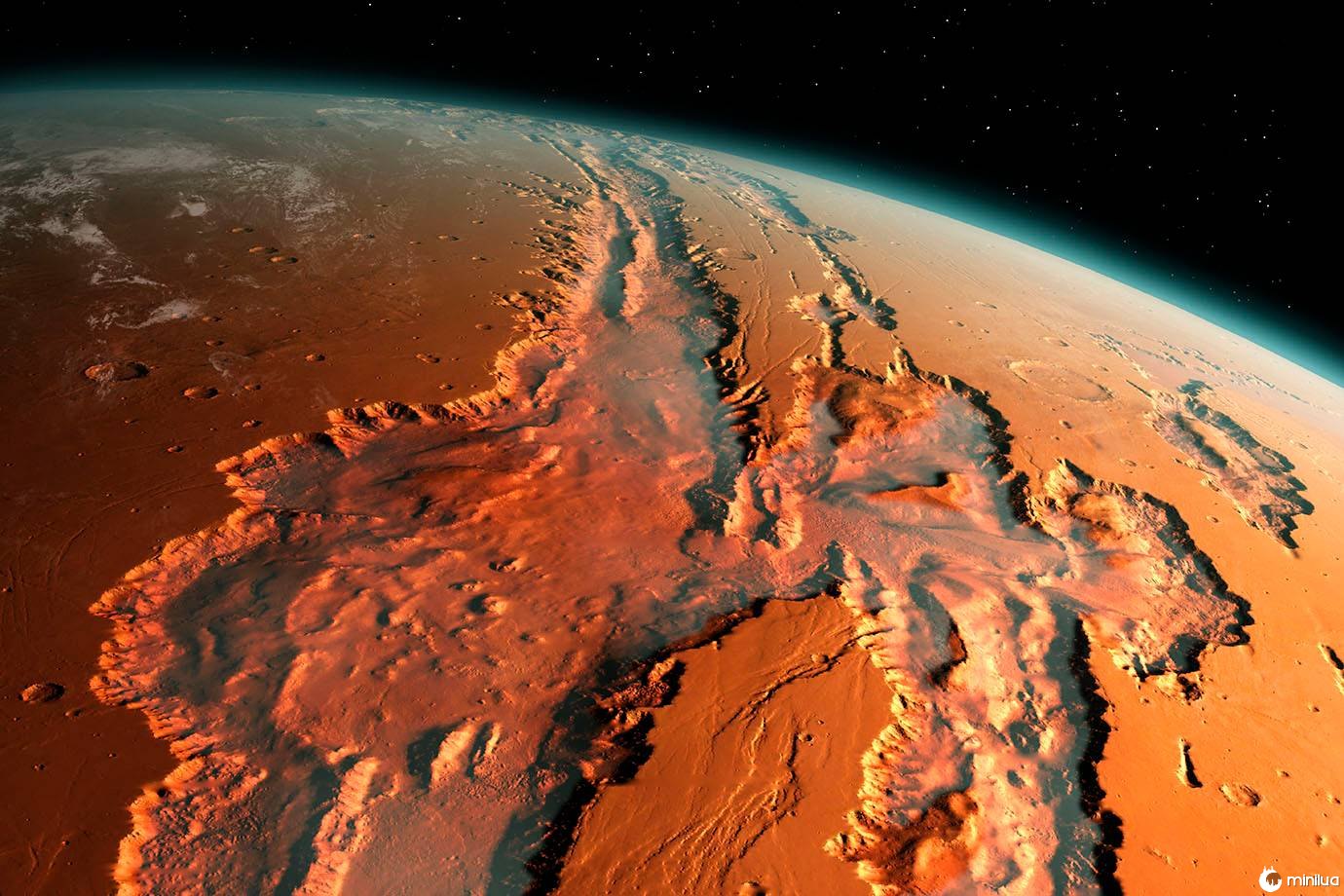 Marte pode ter lagoas salgadas