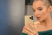 A grávida Helen Flanagan irradia elegância ao exibir barrigas de bebê na corrida da escola