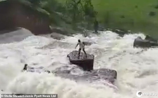 Homem arrisca a própria vida para salvar um cachorro de afogamento nas águas congelantes da represa